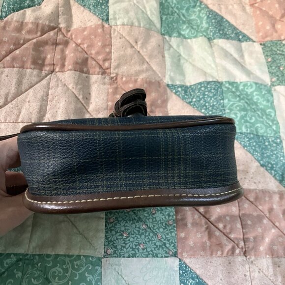 Vintage Esprit Mini Belt Bag Bum Bag Fanny Pack Crossbody Plaid 90s Grunge - Picture 6 of 13